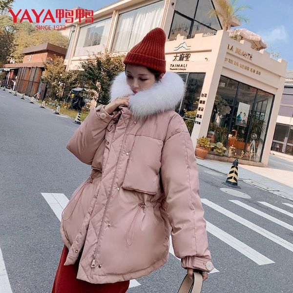 women's down & parkas yaya korean cotton jacket/women's short jacket with thicker cap and wool collar for winter wear, Black
women's down & parkas yaya korean cotton jacket/women's short jacket with thicker cap and wool collar for winter wear, Black