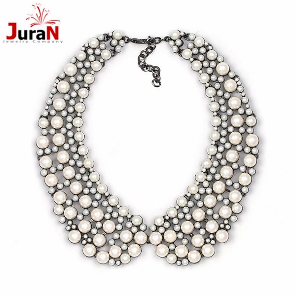 chokers juran fashion crystal collar-style necklace choker collar bib statement simulated pearl for women jewelry factory price, Golden;silver
chokers juran fashion crystal collar-style necklace choker collar bib statement simulated pearl for women jewelry factory price, Golden;silver