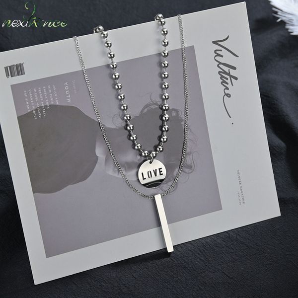 nextvance multi layer necklace lover round cylinder clavicle pendant stainless steel for girlfriend anniversary gift, Silver
nextvance multi layer necklace lover round cylinder clavicle pendant stainless steel for girlfriend anniversary gift, Silver
