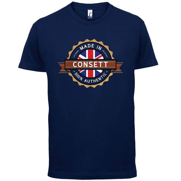 made in consett mens t-shirt - town / city - 13 colours mans unique cotton short sleeves o-neck t shirt
made in consett mens t-shirt - town / city - 13 colours mans unique cotton short sleeves o-neck t shirt