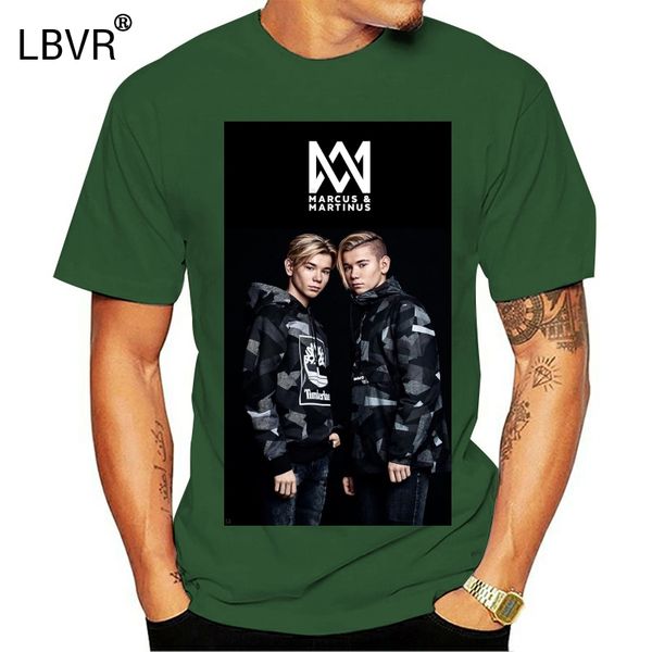 marcus and martinus men's black t-shirt slogans customized tee shirt