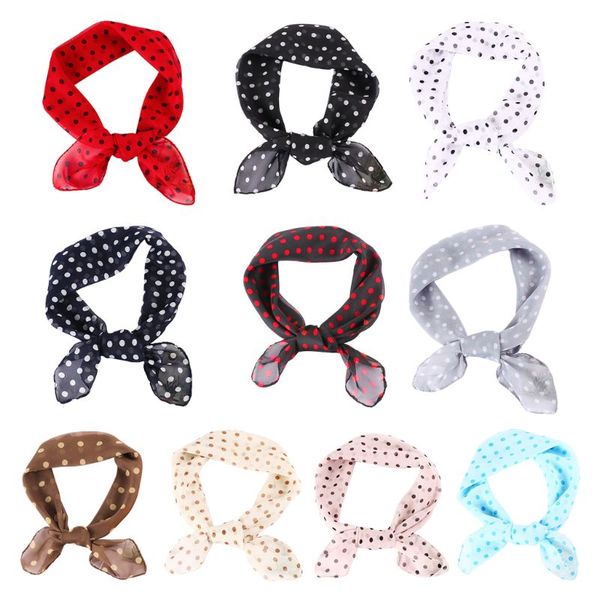 70x70cm women chiffon square scarf classic polka dot neckerchief handkerchiefs dress accessory, Blue;gray
70x70cm women chiffon square scarf classic polka dot neckerchief handkerchiefs dress accessory, Blue;gray