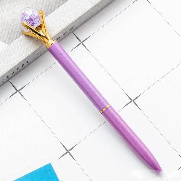 selling diamond ball metal ballpoint pens black ink pen business office supplies wedding lovers gift, Blue;orange 
selling diamond ball metal ballpoint pens black ink pen business office supplies wedding lovers gift, Blue;orange