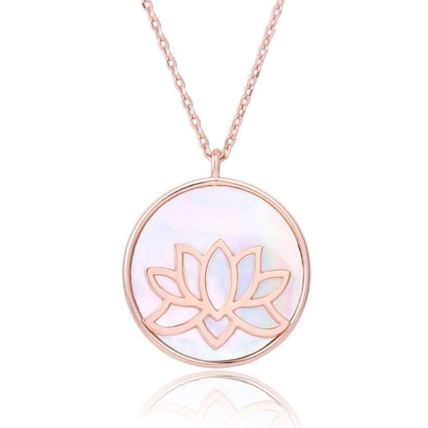 lotus pendant necklace natural pearl shell necklace fashion rose gold round pendant, Silver
lotus pendant necklace natural pearl shell necklace fashion rose gold round pendant, Silver