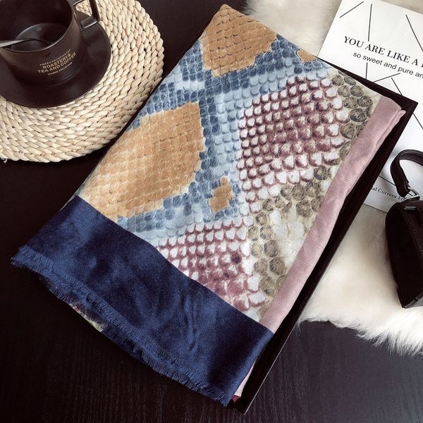 royalmaybe spring and autumn cotton scarf thin gauze scarf color snake pattern silk summer sun shawl beach towel, Blue;gray
royalmaybe spring and autumn cotton scarf thin gauze scarf color snake pattern silk summer sun shawl beach towel, Blue;gray