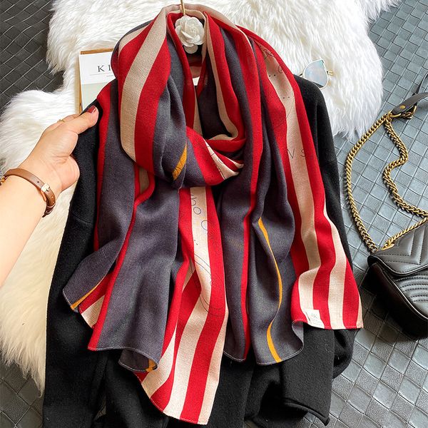 luxury letter striped scarf for women cotton hijab wraps bandana foulard female headband scarves stoles female, Blue;gray
luxury letter striped scarf for women cotton hijab wraps bandana foulard female headband scarves stoles female, Blue;gray