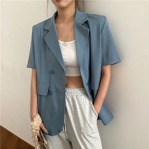 women's jackets vinatge summer thin jacket women streetwear office lady all match basic coats ladies harajuku outerwear chaqueta mujer, Black;brown
women's jackets vinatge summer thin jacket women streetwear office lady all match basic coats ladies harajuku outerwear chaqueta mujer, Black;brown