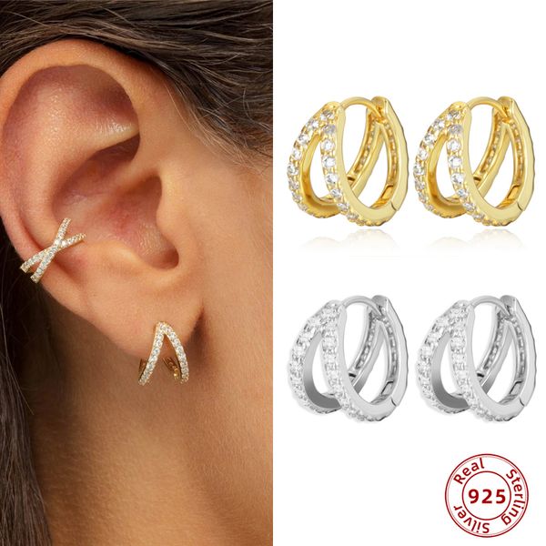 elegant cz circle hoop earrings for women 925 sterling silver small huggies gold silver tiny hoops 2020 brincos, Golden;silver
elegant cz circle hoop earrings for women 925 sterling silver small huggies gold silver tiny hoops 2020 brincos, Golden;silver