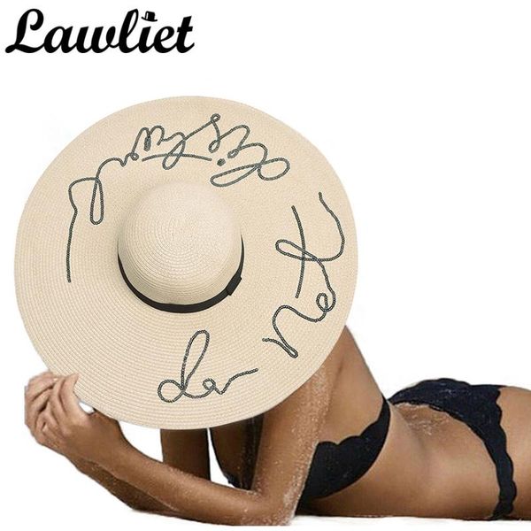 wide brim hats large letter straw floppy sun for women fashion female summer ladies beach t207, Blue;gray
wide brim hats large letter straw floppy sun for women fashion female summer ladies beach t207, Blue;gray