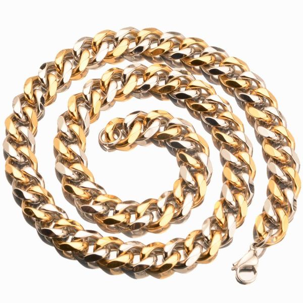 12mm stainless steel silver color&gold cuban curb chain biker gift mens unisexs necklace or bracelet bangle 7-40inch
12mm stainless steel silver color&gold cuban curb chain biker gift mens unisexs necklace or bracelet bangle 7-40inch
