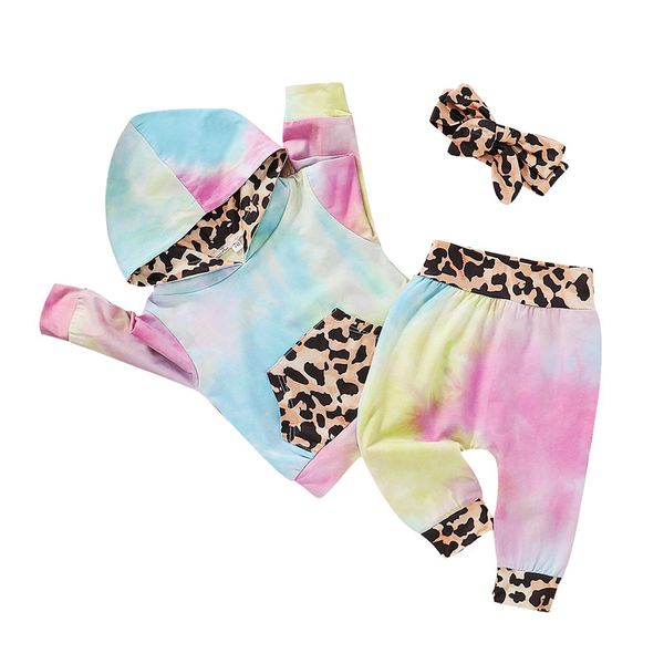 clothing sets baby autumn 3pcs outfit tie-dye hooded long sleeve pullover leopard print pants+headband for toddler girl, White
clothing sets baby autumn 3pcs outfit tie-dye hooded long sleeve pullover leopard print pants+headband for toddler girl, White