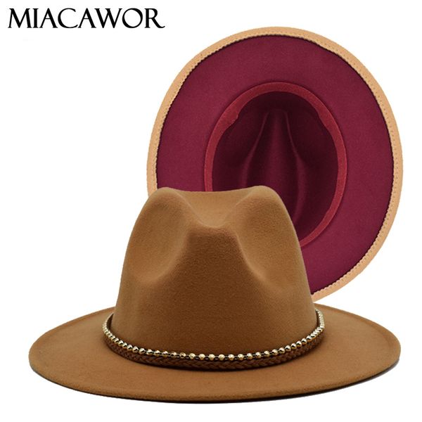 miacawor elegant women's black faux wool hat bowler hat autumn and winter warm british style men's felt f52, Blue;gray
miacawor elegant women's black faux wool hat bowler hat autumn and winter warm british style men's felt f52, Blue;gray