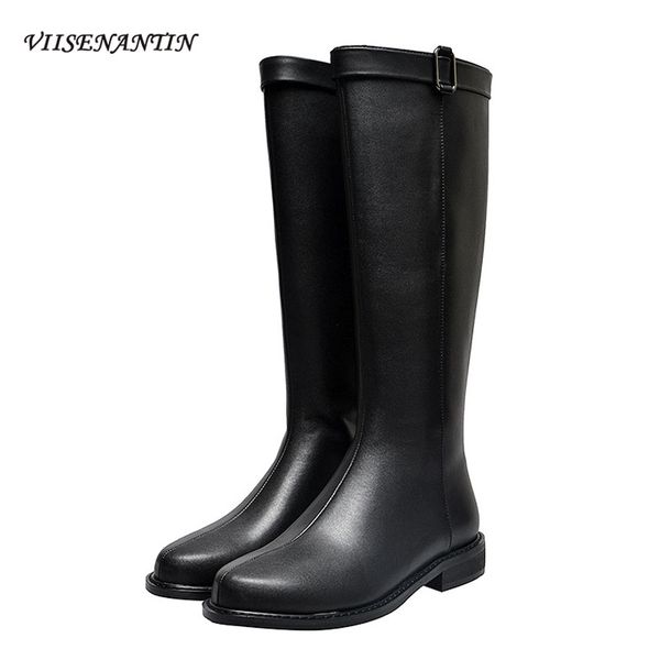 viisenantin женского knight boots колена пряжки декор прохладных пинетки назад молния толстой низкого каблука прямых сапоги, Black
viisenantin женского knight boots колена пряжки декор прохладных пинетки назад молния толстой низкого каблука прямых сапоги, Black