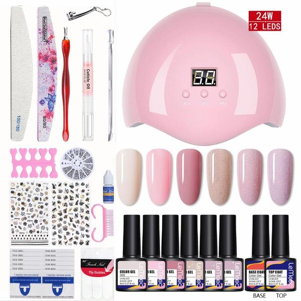 nail art kits lemooc gel polish set all for manicures with 24w/36w lamp varnish tools acrylic nails kit
nail art kits lemooc gel polish set all for manicures with 24w/36w lamp varnish tools acrylic nails kit