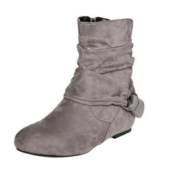 women's retro zip pleated ankle snow boots 2020 women flock flats woman buckle ladies shoes female casual footwear plus size, Black
women's retro zip pleated ankle snow boots 2020 women flock flats woman buckle ladies shoes female casual footwear plus size, Black