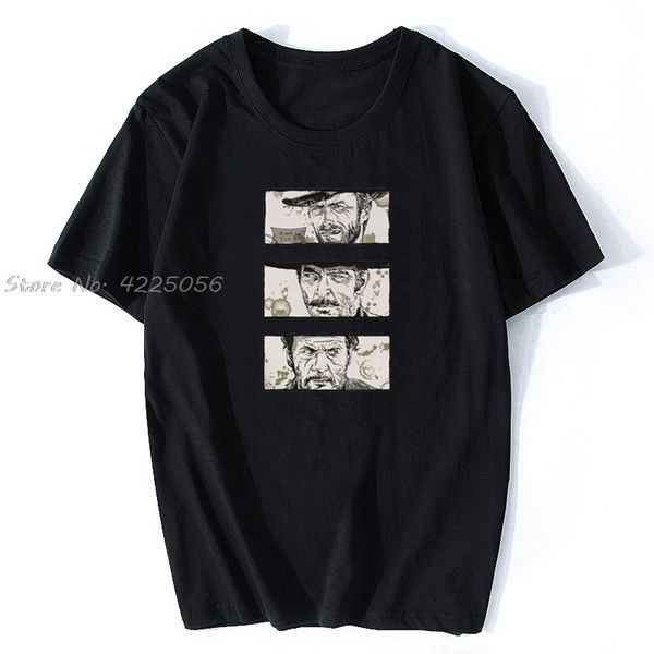 the good the bad and the ugly t-shirt clint eastwood t shirt print fashion men cotton tshirt tees streetwear
the good the bad and the ugly t-shirt clint eastwood t shirt print fashion men cotton tshirt tees streetwear