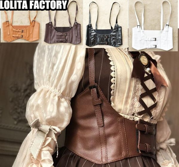 women lolita waist trainer corsets slimming shaper belt short torso satin underbust corset lace up bustiers & corsets women, Black;brown
women lolita waist trainer corsets slimming shaper belt short torso satin underbust corset lace up bustiers & corsets women, Black;brown
