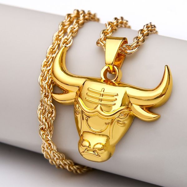 manufacturer's direct selling hip-hop necklace personality small cattle head trendy pendant men's and women's hiphop jewelry, Silver
manufacturer's direct selling hip-hop necklace personality small cattle head trendy pendant men's and women's hiphop jewelry, Silver