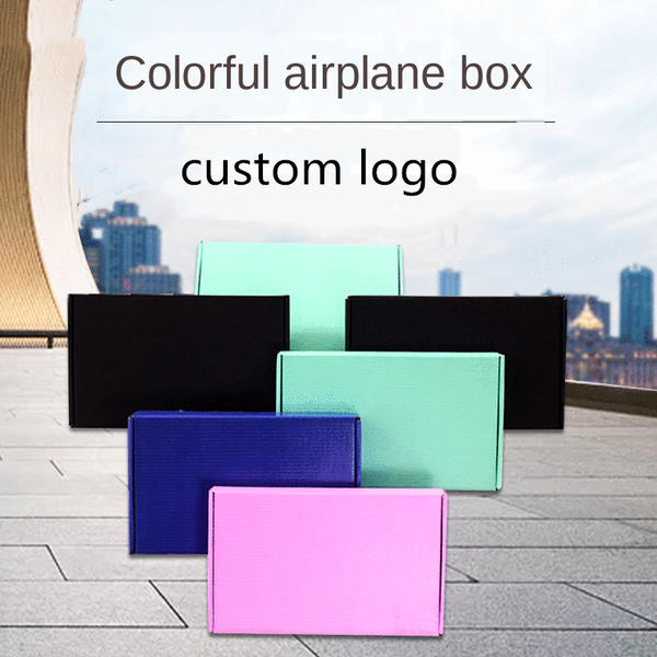 gift wrap 100pcs/lot print logo corrugated paper box aircraft carton packing t-shirt package hard custom made
gift wrap 100pcs/lot print logo corrugated paper box aircraft carton packing t-shirt package hard custom made