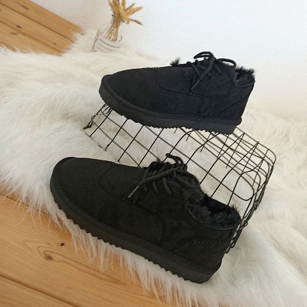 new snow boots female winter plus velvet thick short cotton shoes winter fur one warm non-slip short boots women, Black
new snow boots female winter plus velvet thick short cotton shoes winter fur one warm non-slip short boots women, Black