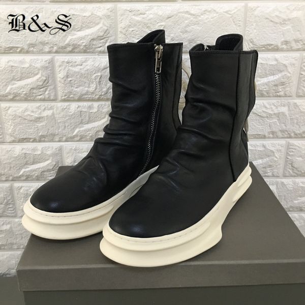 black& street 2020 s/s street trend cow leather platform punk boots back lace personalized hip h gothic sneaker trainer boots
black& street 2020 s/s street trend cow leather platform punk boots back lace personalized hip h gothic sneaker trainer boots