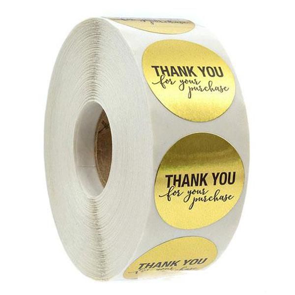 500pcs/roll thank you sticker different style kraft seal label sticker diy gift decoration and cake baking package diameter 1 inch 0253pack 
500pcs/roll thank you sticker different style kraft seal label sticker diy gift decoration and cake baking package diameter 1 inch 0253pack