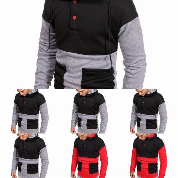 color matching coat 2020 autumn and winter new fashion european size coat sweater men's casual hooded sweater for men lctpf, Black
color matching coat 2020 autumn and winter new fashion european size coat sweater men's casual hooded sweater for men lctpf, Black