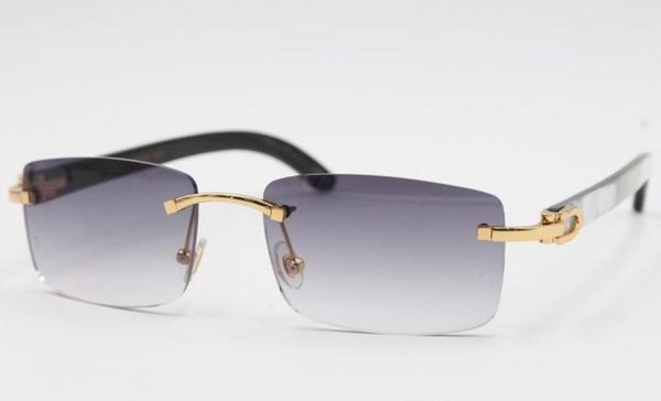 2020 new style glasses genuine natural black and white vertical stripes buffalo horn rimless 8200758 sunglasses, White;black
2020 new style glasses genuine natural black and white vertical stripes buffalo horn rimless 8200758 sunglasses, White;black