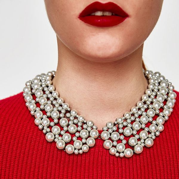ztech new fashion bib collar necklaces & pendant luxury choker simulated pearl necklace statement jewelry wedding bijoux 7 color, Golden;silver
ztech new fashion bib collar necklaces & pendant luxury choker simulated pearl necklace statement jewelry wedding bijoux 7 color, Golden;silver