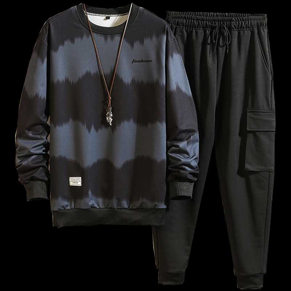 mens tracksuit 2 piece set male sportswear autumn long sleeve sweatshirt + sweatpants running tracksuit men sport casual suit, Black;blue
mens tracksuit 2 piece set male sportswear autumn long sleeve sweatshirt + sweatpants running tracksuit men sport casual suit, Black;blue