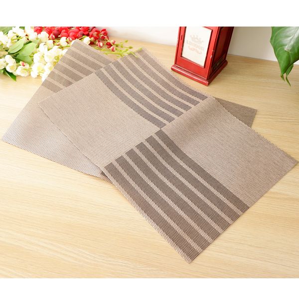 pvc placemat - woven non-slip insulation table mat - washable place mats - set of 2 
pvc placemat - woven non-slip insulation table mat - washable place mats - set of 2