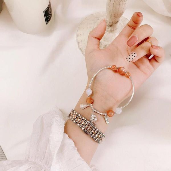 charm bracelets custom fashion beaded bracelet is a hand-made natural jewelry for attractive women with 5a moonstone elastic chain, Golden;silver
charm bracelets custom fashion beaded bracelet is a hand-made natural jewelry for attractive women with 5a moonstone elastic chain, Golden;silver