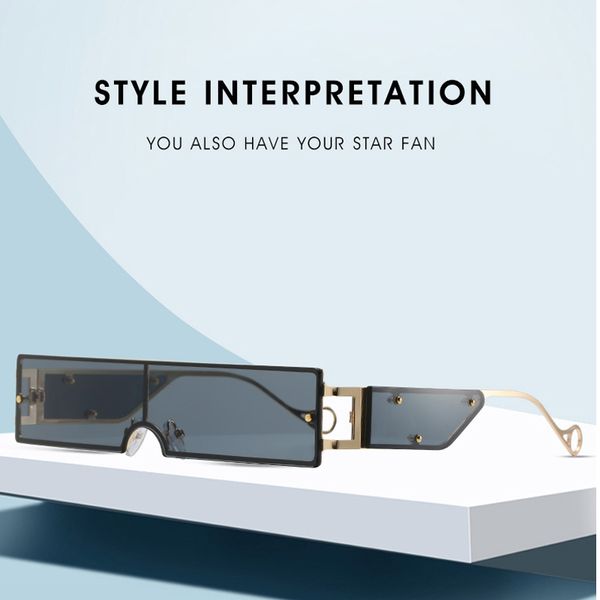 women rectangle punk sunglasses fashion brand fashion designer black red light lens for female retro uv400 sunglass, White;black
women rectangle punk sunglasses fashion brand fashion designer black red light lens for female retro uv400 sunglass, White;black