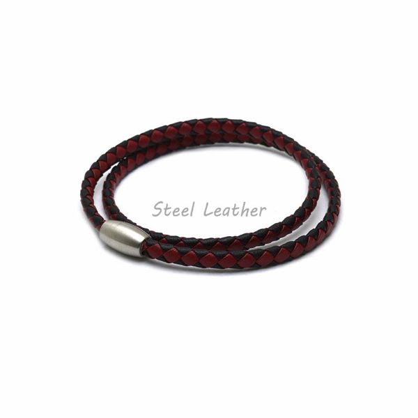 charm bracelets 5pcs/lot custom logo leather bracelet men braided male jewelry party gift stainless steel magnetic clasp bangles sale, Golden;silver
charm bracelets 5pcs/lot custom logo leather bracelet men braided male jewelry party gift stainless steel magnetic clasp bangles sale, Golden;silver