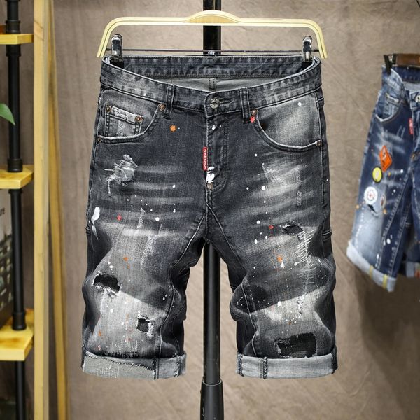 trendy street cropped pants elastic hole patch patch hand-painted paint how to turn zhe and jeans pants leg jeans men 7g99d, Blue
trendy street cropped pants elastic hole patch patch hand-painted paint how to turn zhe and jeans pants leg jeans men 7g99d, Blue