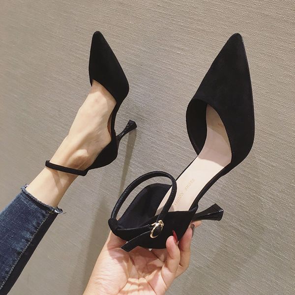 2020 spring summer new women suede classic basic stiletto high heel fashion lady concise dress pumps party wedding working shoes, Black
2020 spring summer new women suede classic basic stiletto high heel fashion lady concise dress pumps party wedding working shoes, Black