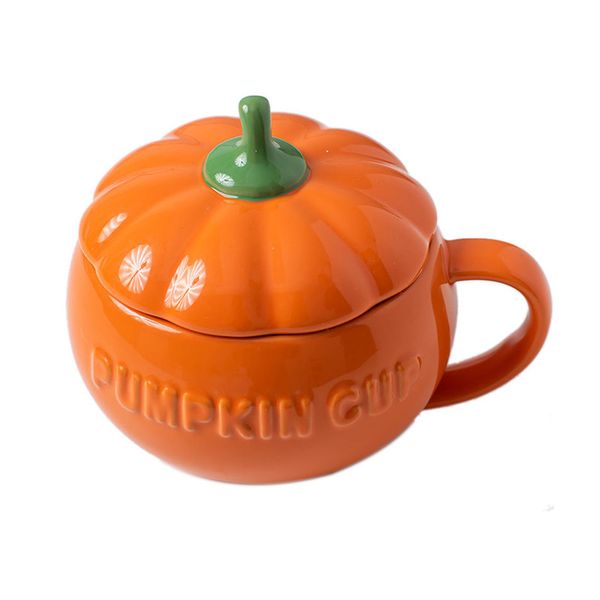 mugs 300ml/500ml creative pumpkin coffee ceramic milk cup with lid breakfast oatmeal yogurt mug funny halloween gift
mugs 300ml/500ml creative pumpkin coffee ceramic milk cup with lid breakfast oatmeal yogurt mug funny halloween gift
