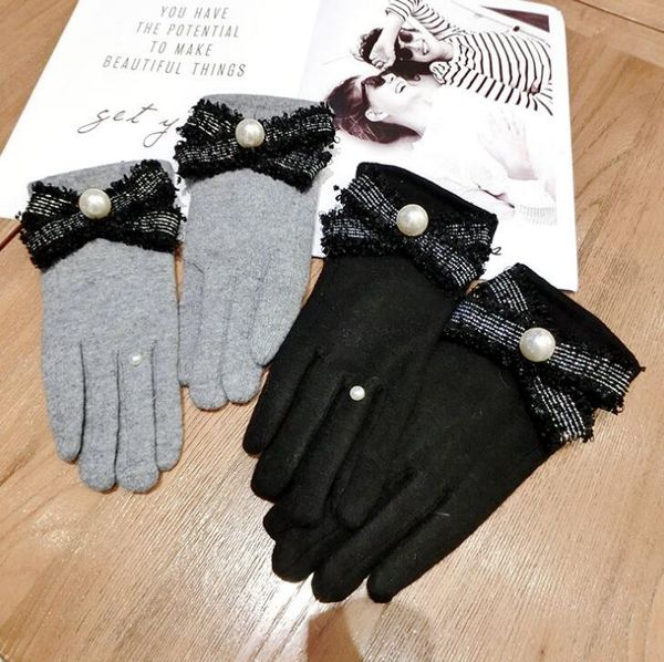 women' autumn winter thicken warm pearl bow wool gloves lady' touch screen cashmere glove winter driving glove r2279, Blue;gray
women' autumn winter thicken warm pearl bow wool gloves lady' touch screen cashmere glove winter driving glove r2279, Blue;gray