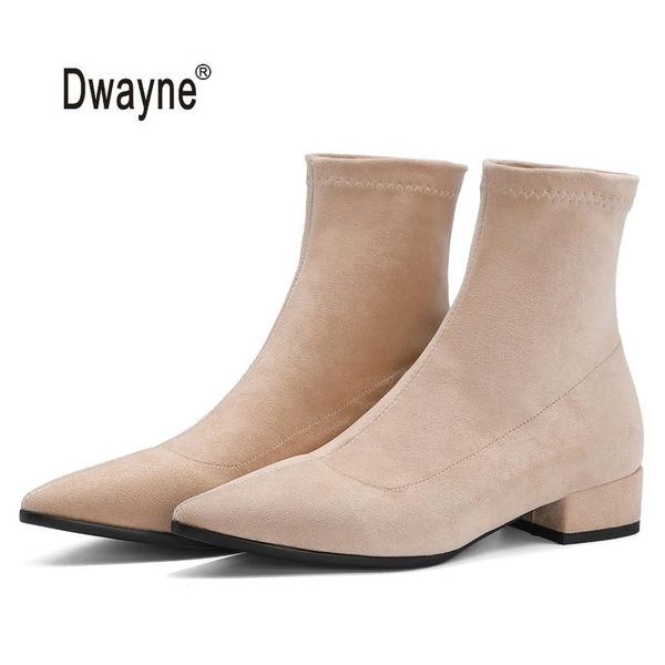 women autumn winter warming boots 2020 new fashion slip-on low heel pointed toe flexible flock casual ankle boots big size 34-43, Black
women autumn winter warming boots 2020 new fashion slip-on low heel pointed toe flexible flock casual ankle boots big size 34-43, Black
