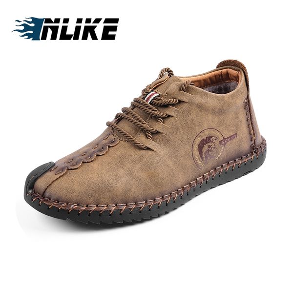 inlike big size warm winter men boots split leather snow boots casual men shoes plush fashion rubber ankle, Black
inlike big size warm winter men boots split leather snow boots casual men shoes plush fashion rubber ankle, Black