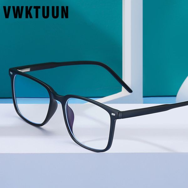 vwktuun tr90 blue light blocking glasses square optical glasses frame men women anti blue light reading transparent, Black
vwktuun tr90 blue light blocking glasses square optical glasses frame men women anti blue light reading transparent, Black