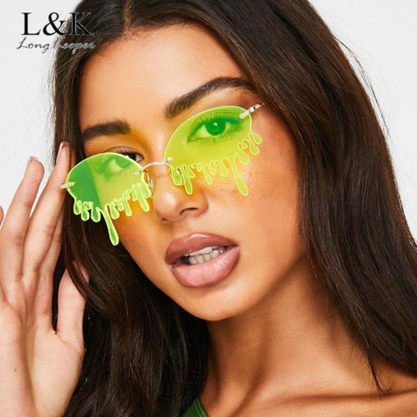 rimless солнечные очки женщин 2020 мода уникальные tears форма солнцезащитные очки женский vintage punk очки оттенки uv400 óculos feminino, White;black
rimless солнечные очки женщин 2020 мода уникальные tears форма солнцезащитные очки женский vintage punk очки оттенки uv400 óculos feminino, White;black