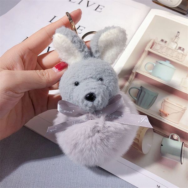leather keychain fluffy rex rabbit fur pom pom key chain bunny keychain chaveiro rabbit bag car ornament fur ball key ring new, Silver
leather keychain fluffy rex rabbit fur pom pom key chain bunny keychain chaveiro rabbit bag car ornament fur ball key ring new, Silver