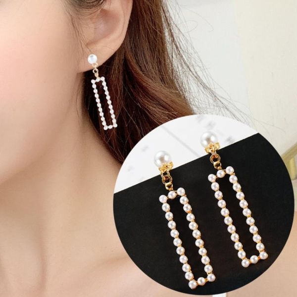stud fyjs unique light yellow gold color rectangle shape imitation pearl earrings fashion jewelry, Golden;silver
stud fyjs unique light yellow gold color rectangle shape imitation pearl earrings fashion jewelry, Golden;silver