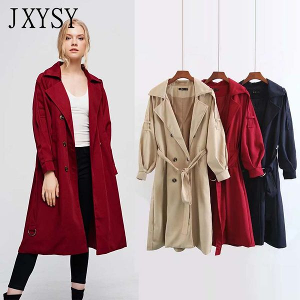 jxysy 2020 autumn new fashion casual trench coat women slim mid-long windbreaker outerwear lady with belt women trench coat, Tan;black
jxysy 2020 autumn new fashion casual trench coat women slim mid-long windbreaker outerwear lady with belt women trench coat, Tan;black