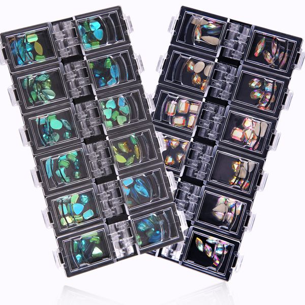 12 grid nail rhinestone irregular silver horse eye water droplets pointed bottom crystal nail art decoration ab colorful diamond, Silver;gold
12 grid nail rhinestone irregular silver horse eye water droplets pointed bottom crystal nail art decoration ab colorful diamond, Silver;gold