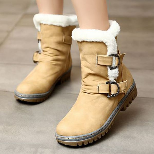 boots fashion shoes flat heels winter warm fur spring autumn women's plus size classics women snow, Black
boots fashion shoes flat heels winter warm fur spring autumn women's plus size classics women snow, Black