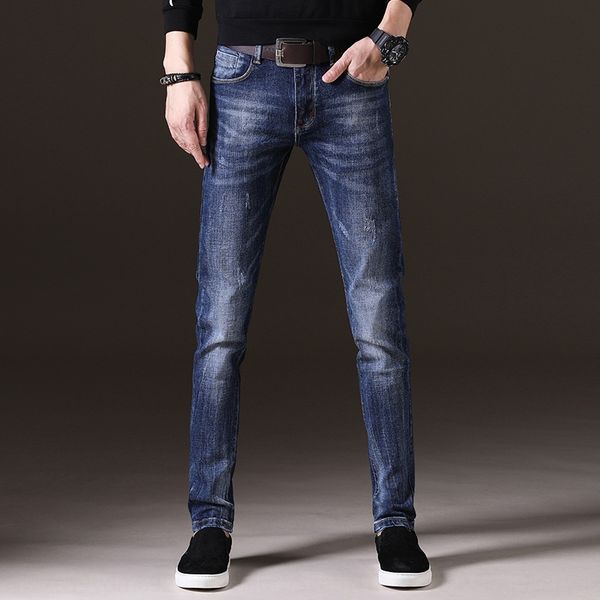 cotton jeans pants trousers white stretch men's jeans autumn and winter thick trendy stretch casual men's pants xintang o45v9, Blue
cotton jeans pants trousers white stretch men's jeans autumn and winter thick trendy stretch casual men's pants xintang o45v9, Blue