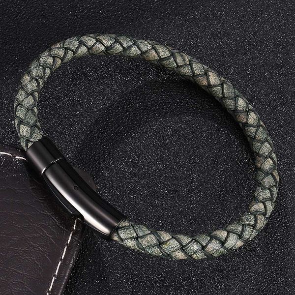 charm bracelets fashion jewelry vintage green braided leather bracelet men women stainless steel snaps bangles wrist band gifts st046, Golden;silver
charm bracelets fashion jewelry vintage green braided leather bracelet men women stainless steel snaps bangles wrist band gifts st046, Golden;silver