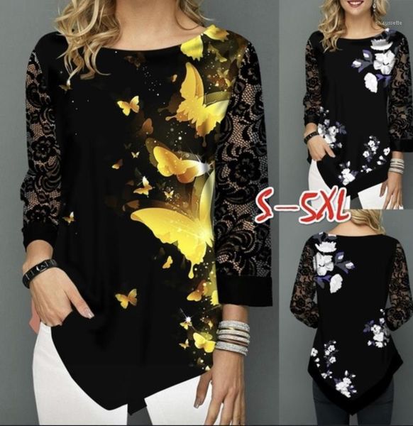 t shirts loose o neck lace sleeve casual plus size women designer tshirts clothing batterfly pattern womens, White
t shirts loose o neck lace sleeve casual plus size women designer tshirts clothing batterfly pattern womens, White